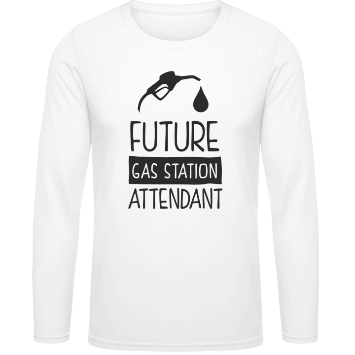 Future Gas Station Attendant T-shirt à manches longues contain pic