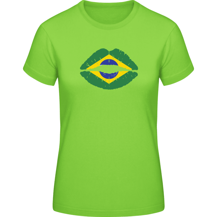 Brazil Kiss Flag Vrouwen T-shirt 0 image