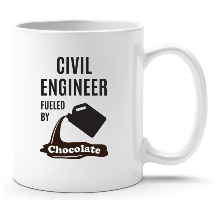 Civil Engineer Fueled By Chocolate Tasse 0 image
