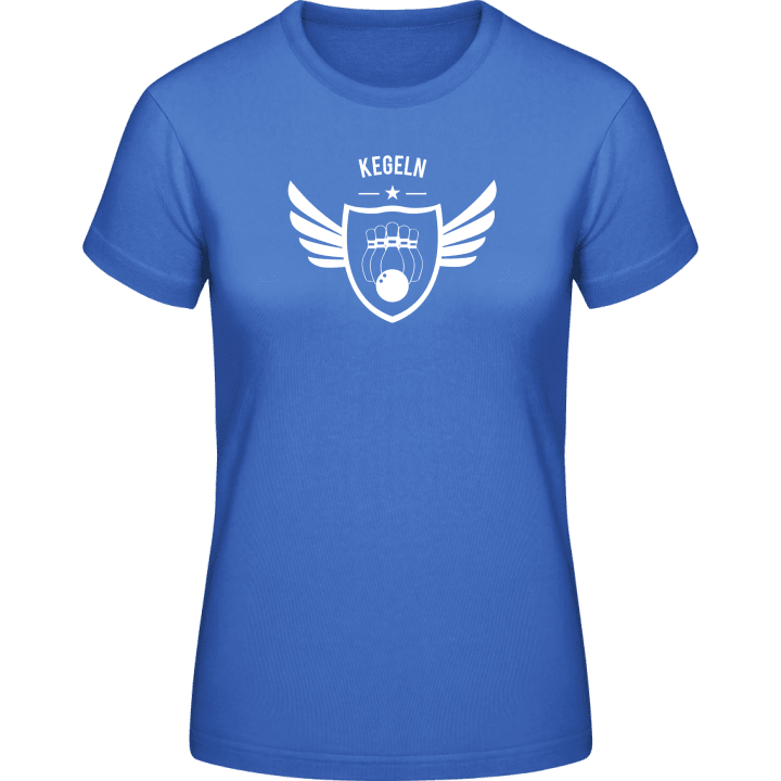 Kegeln Winged Vrouwen T-shirt contain pic