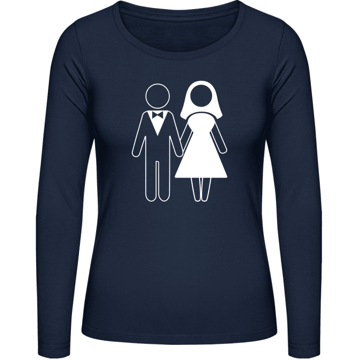 Wedding T-shirt à manches longues pour femmes contain pic