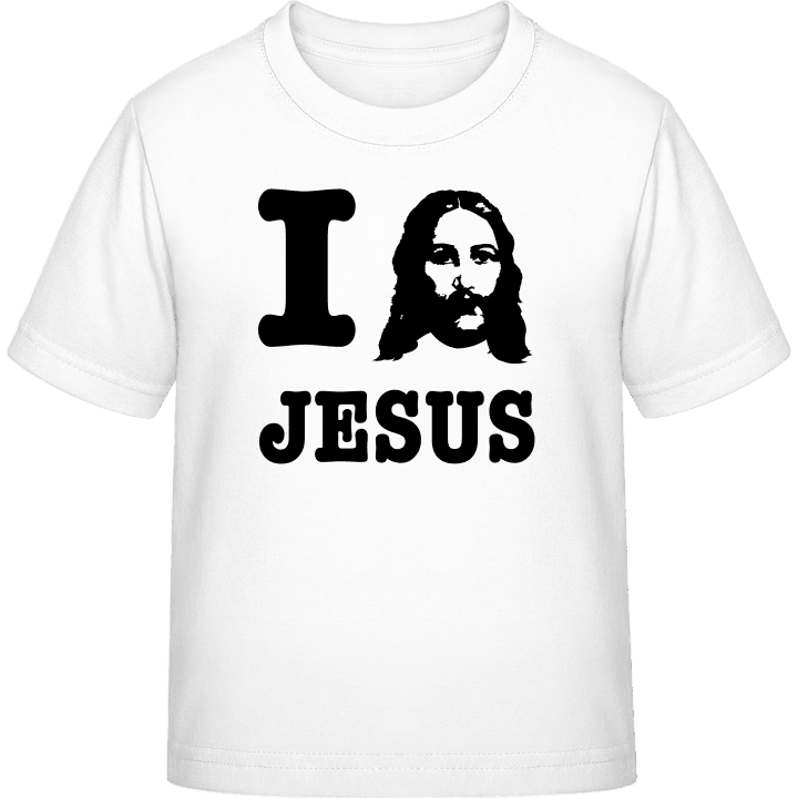 I Love Jesus T-skjorte for barn contain pic