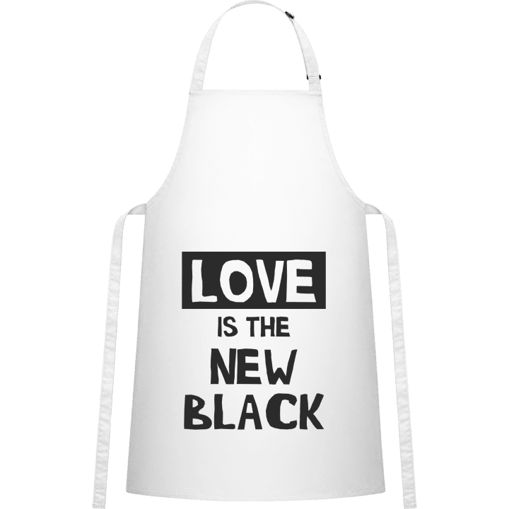 Love Is The New Black Tablier de cuisine contain pic