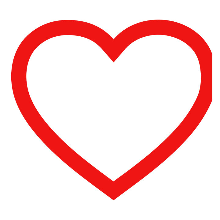 Heart Outline T-shirt til kvinder 0 image