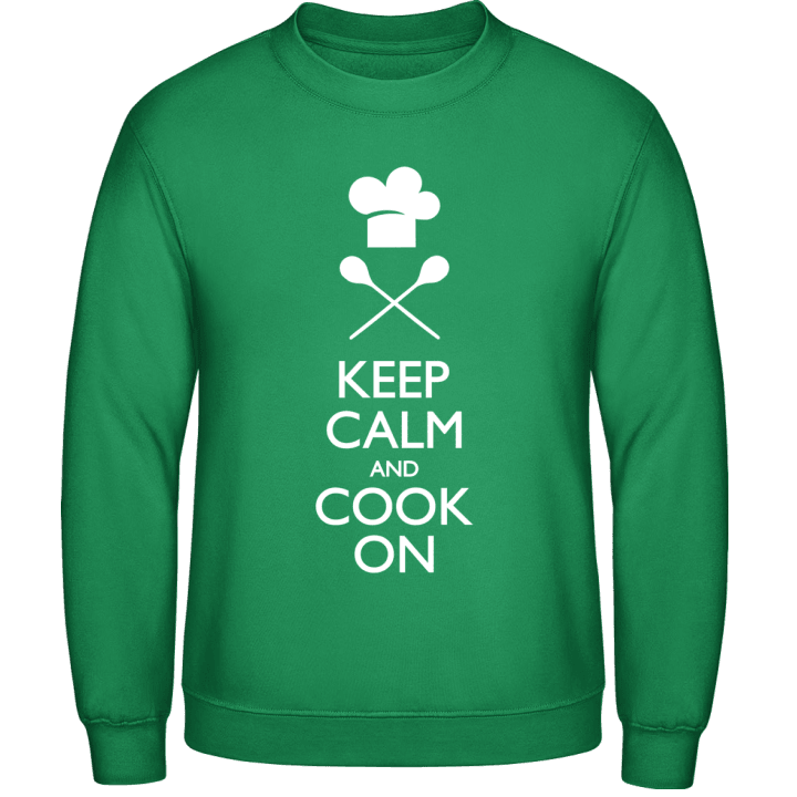 Keep Calm Cook on Sweatshirt contain pic