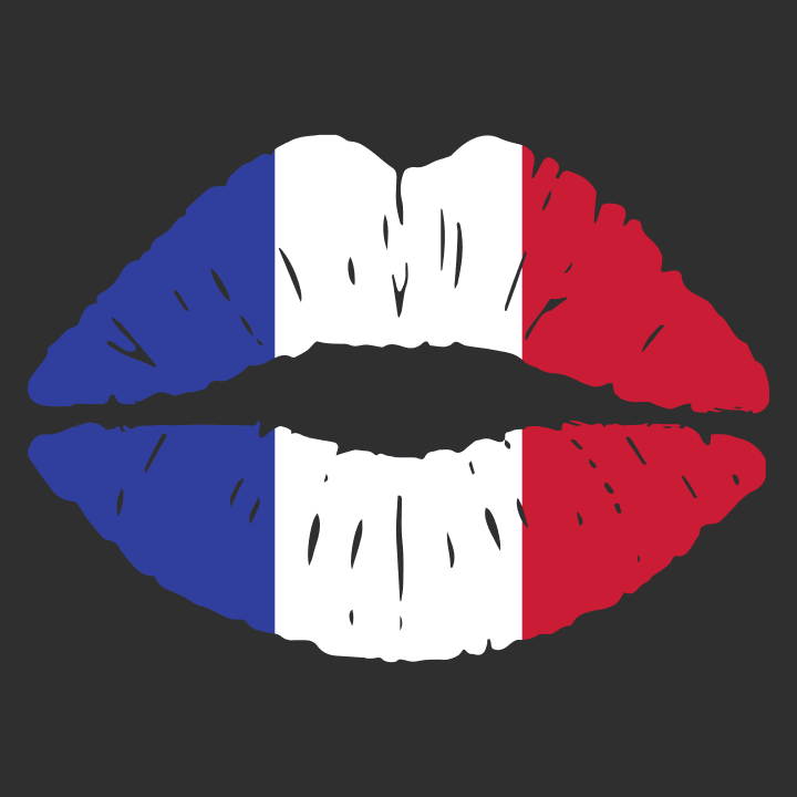 French Kiss Flag Langermet skjorte for kvinner 0 image