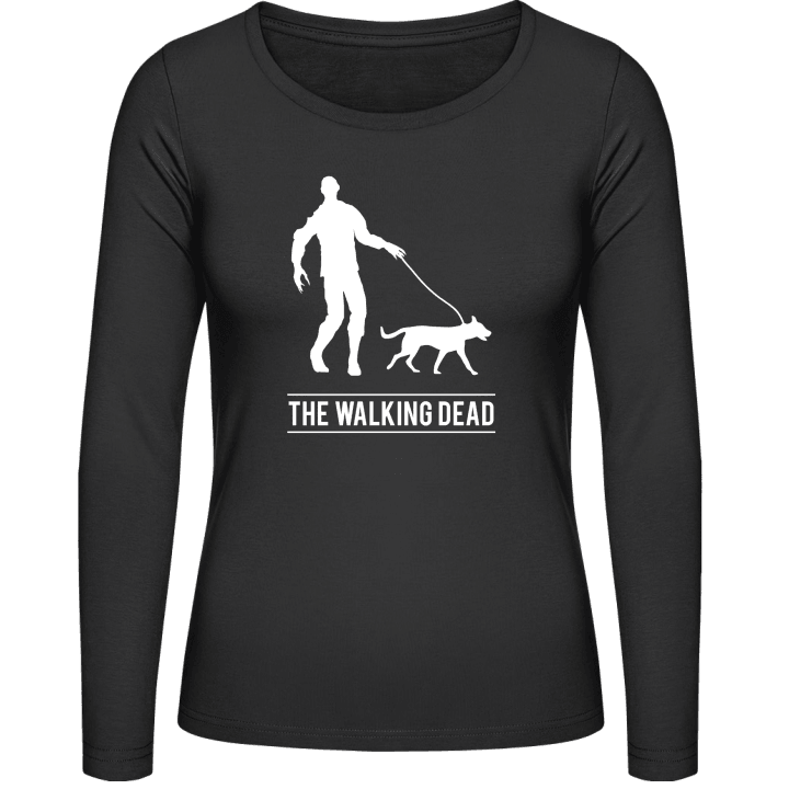 The Walking The Dog Dead Langermet skjorte for kvinner 0 image