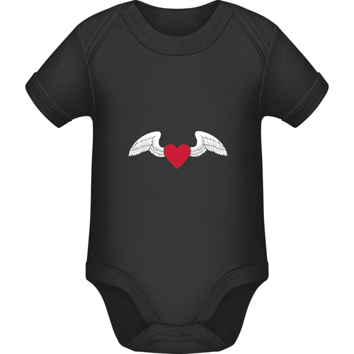 Heart With Wings Baby Strampler contain pic