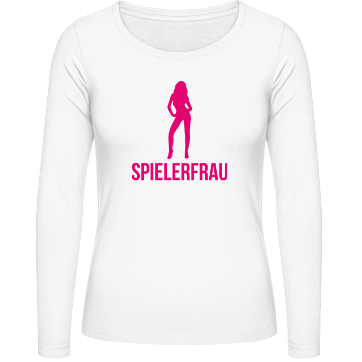 Spielerfrau Frauen Langarmshirt contain pic