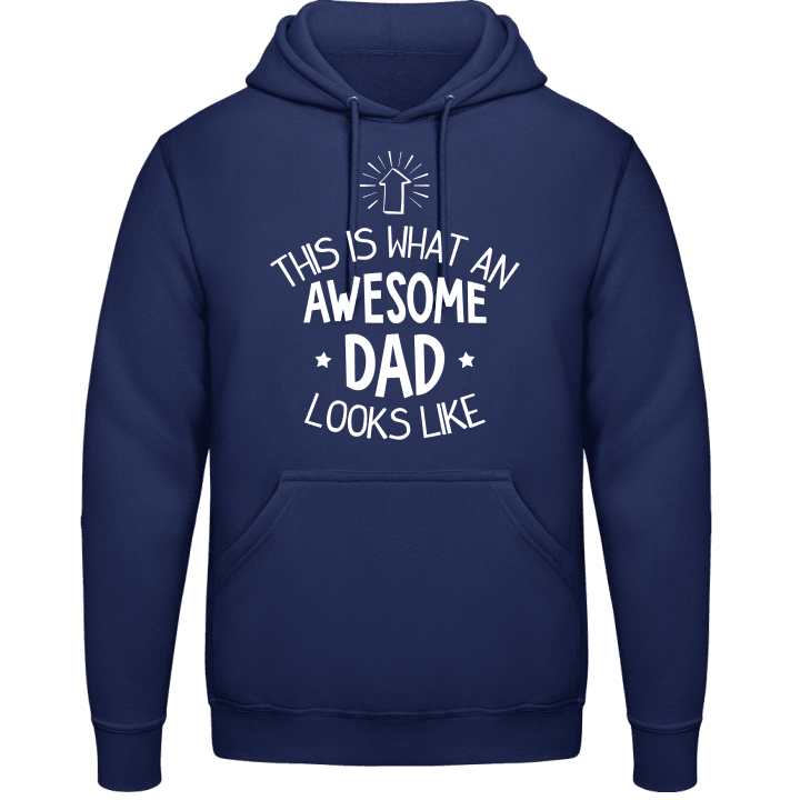 This Is What An Awesome Dad Looks Like Star Huvtröja 0 image
