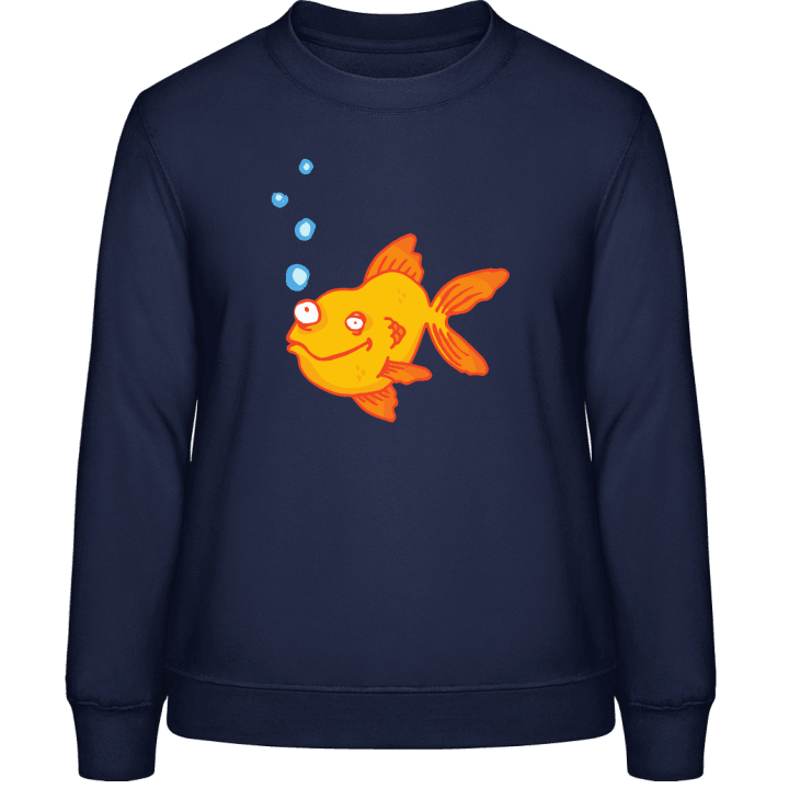 Gold Fish Comic Sweatshirt för kvinnor 0 image