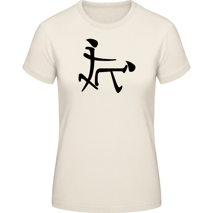 Calligraphy Porn T-shirt för kvinnor contain pic