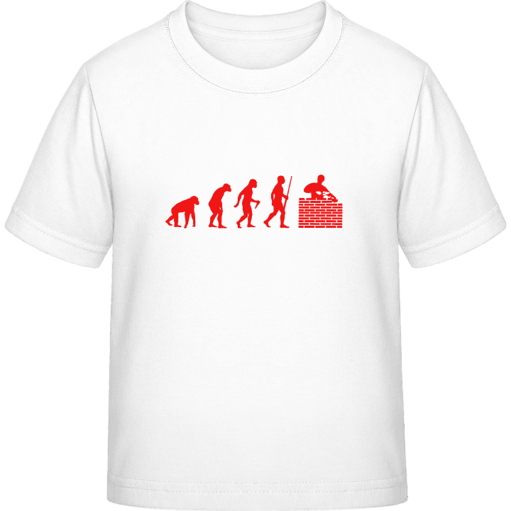 Bricklayer Evolution T-skjorte for barn contain pic