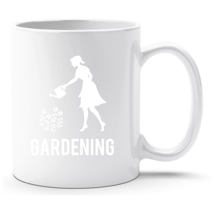 Woman Gardening Tasse 0 image