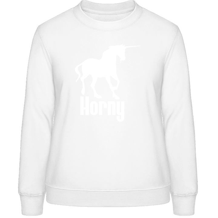 Horny Sweatshirt för kvinnor contain pic