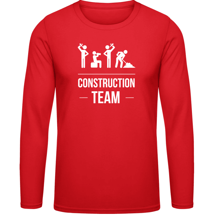 Construction Team Langermet skjorte contain pic