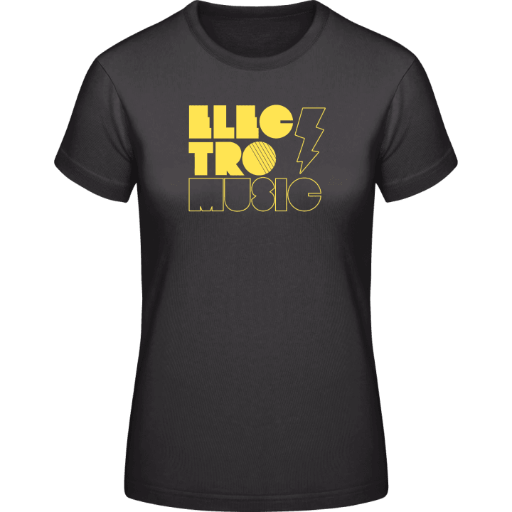 Electro Music T-skjorte for kvinner contain pic