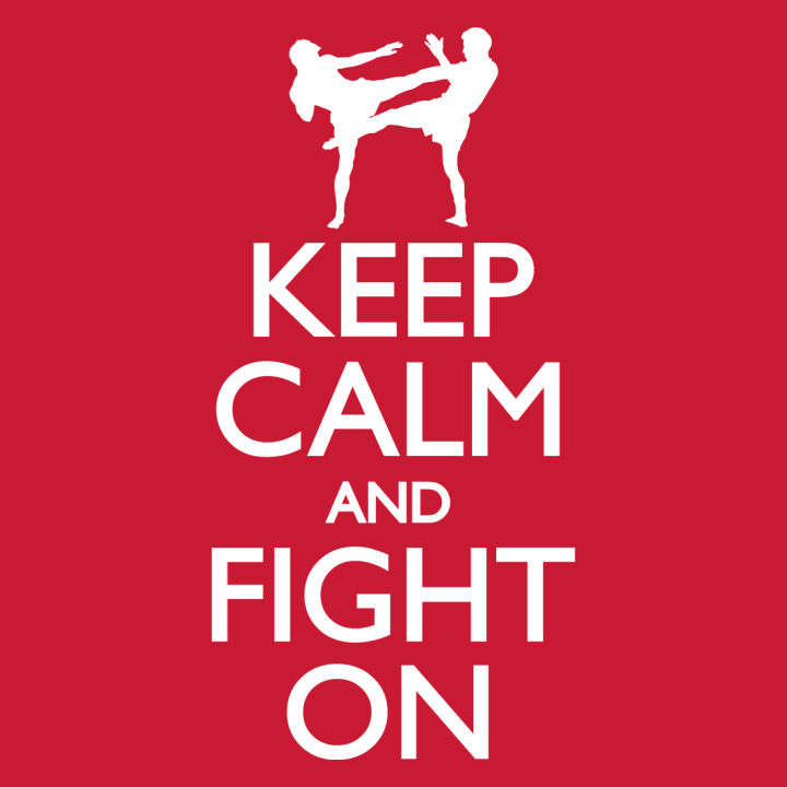 Keep Calm And Fight On Felpa con cappuccio da donna 0 image