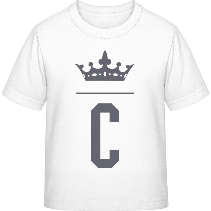 C Name Initial T-shirt til børn 0 image