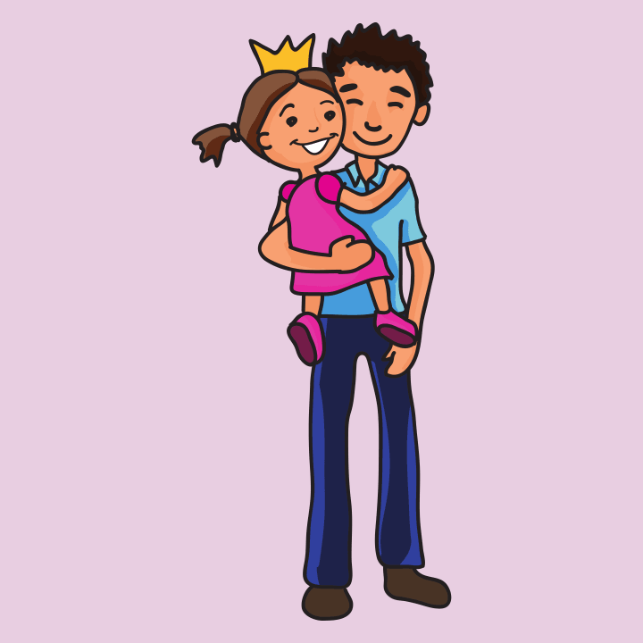 Princess And Dad T-shirt til kvinder 0 image