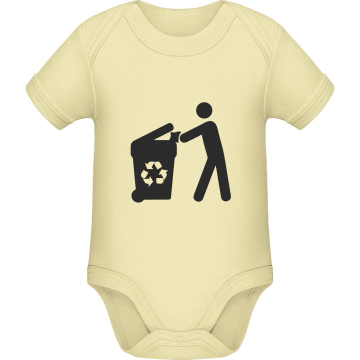 Garbage Man Logo Baby Strampler contain pic