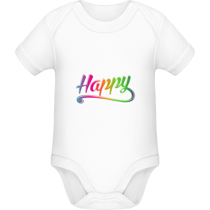 Happy Logo Baby Romper contain pic
