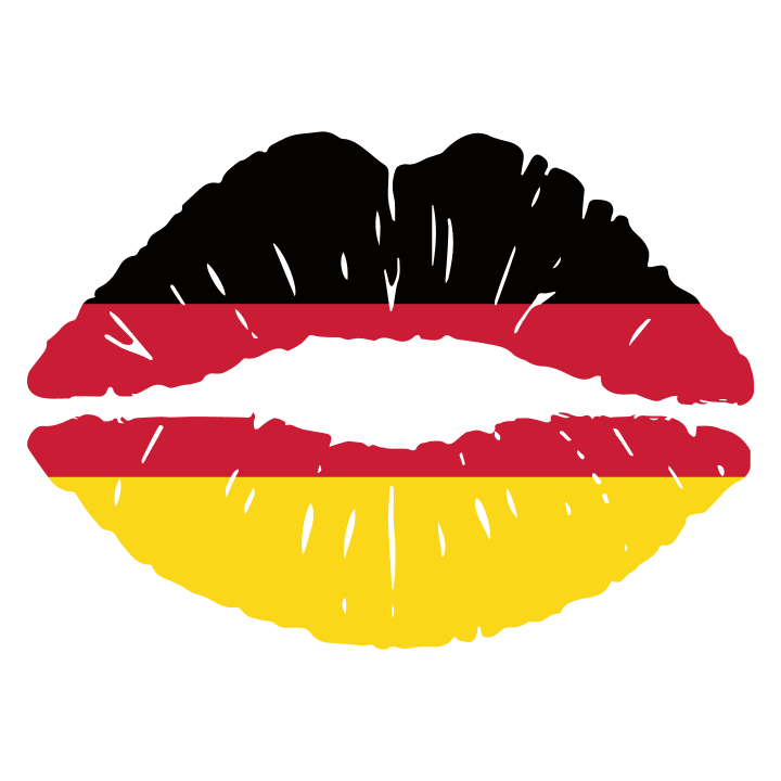 German Kiss Flag T-shirt för kvinnor 0 image