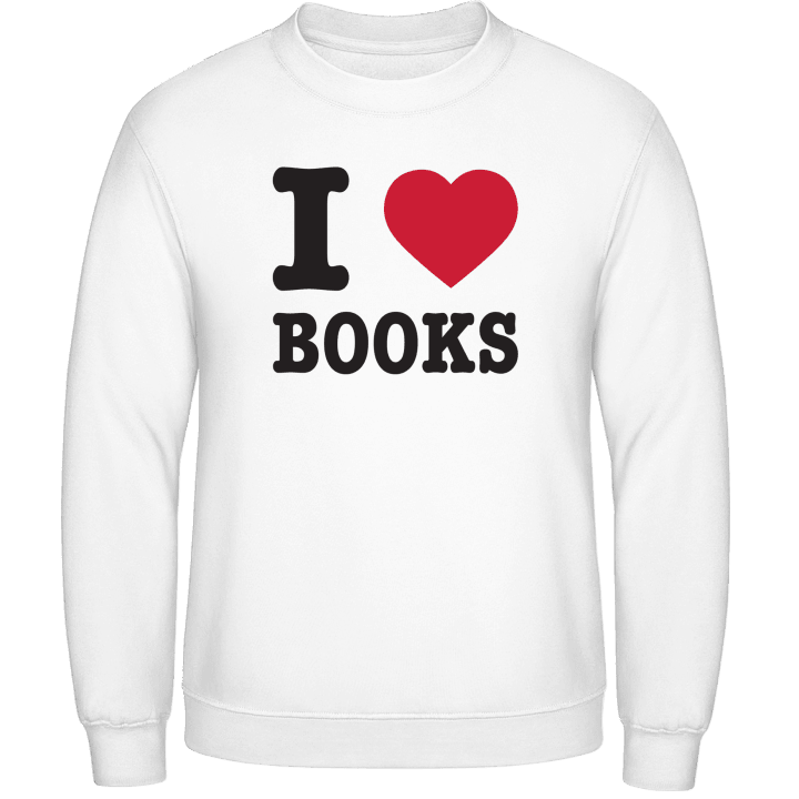 I Love Books Sweatshirt contain pic