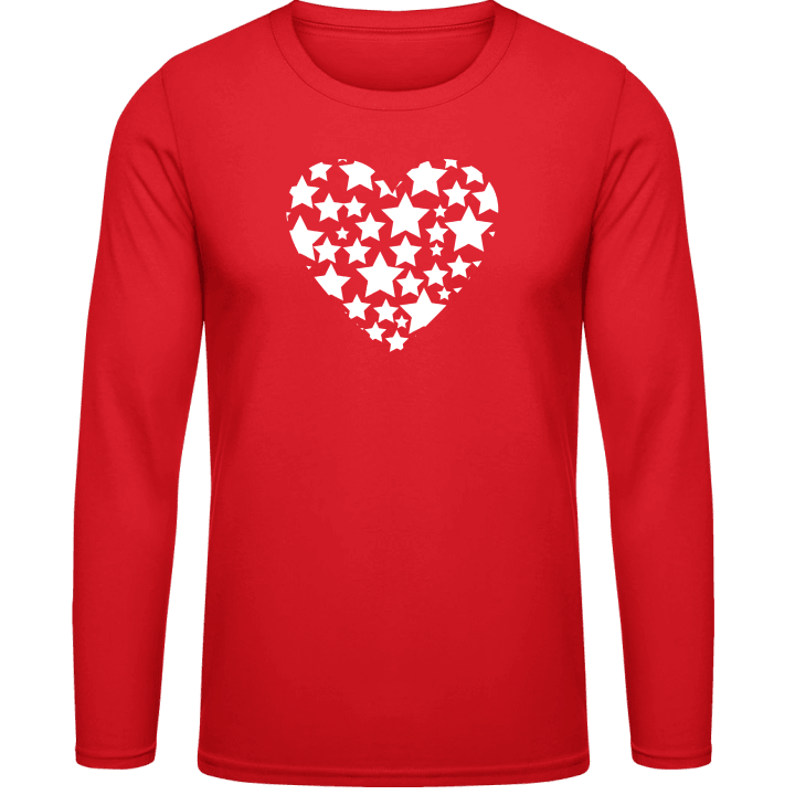 Stars in Heart Langarmshirt contain pic