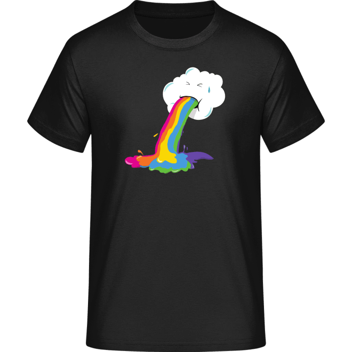 Cloud Puking Rainbow T-shirt contain pic