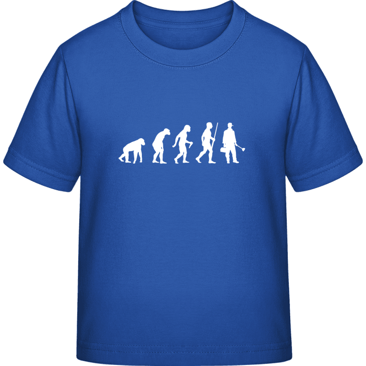 Plumber Evolution T-shirt för barn contain pic