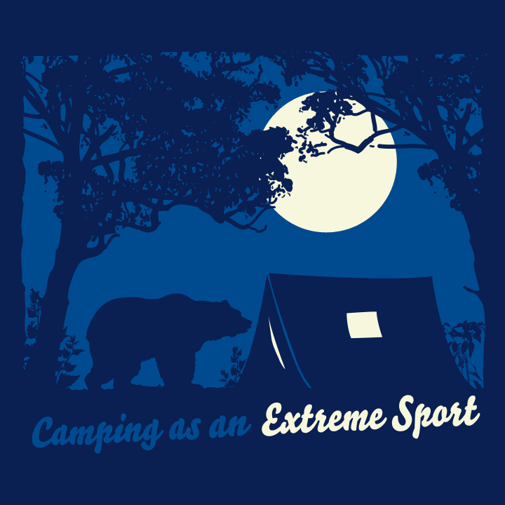 Camping As A Extreme Sport T-skjorte for kvinner 0 image
