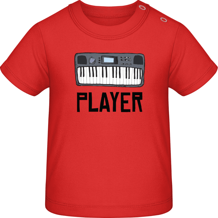 Keyboard Player Illustration Camiseta de bebé contain pic