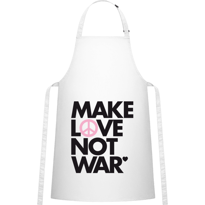 Make Love Not War Slogan Kochschürze 0 image