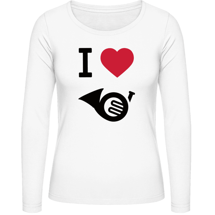 I Heart French Horn Camicia donna a maniche lunghe 0 image