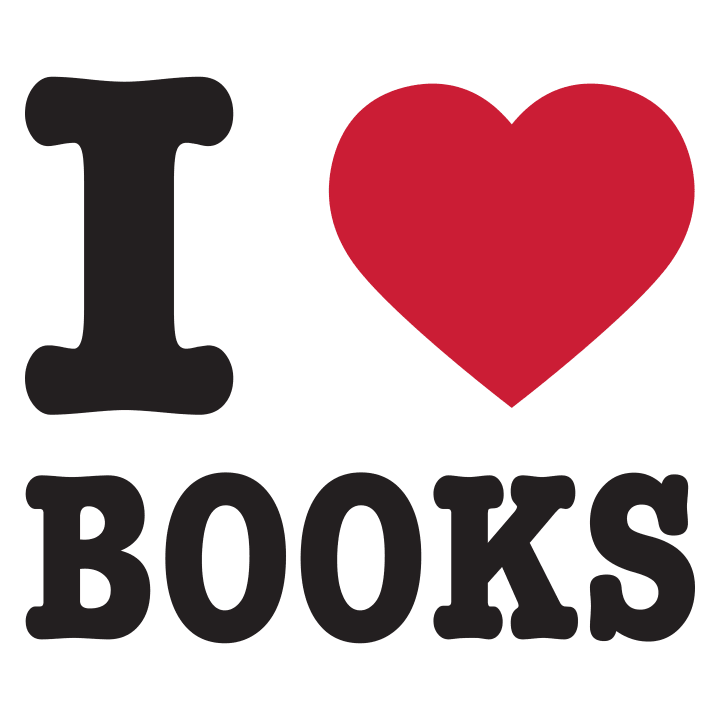 I Love Books Huvtröja 0 image
