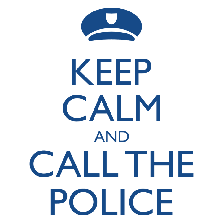 Keep Calm And Call The Police Felpa con cappuccio da donna 0 image