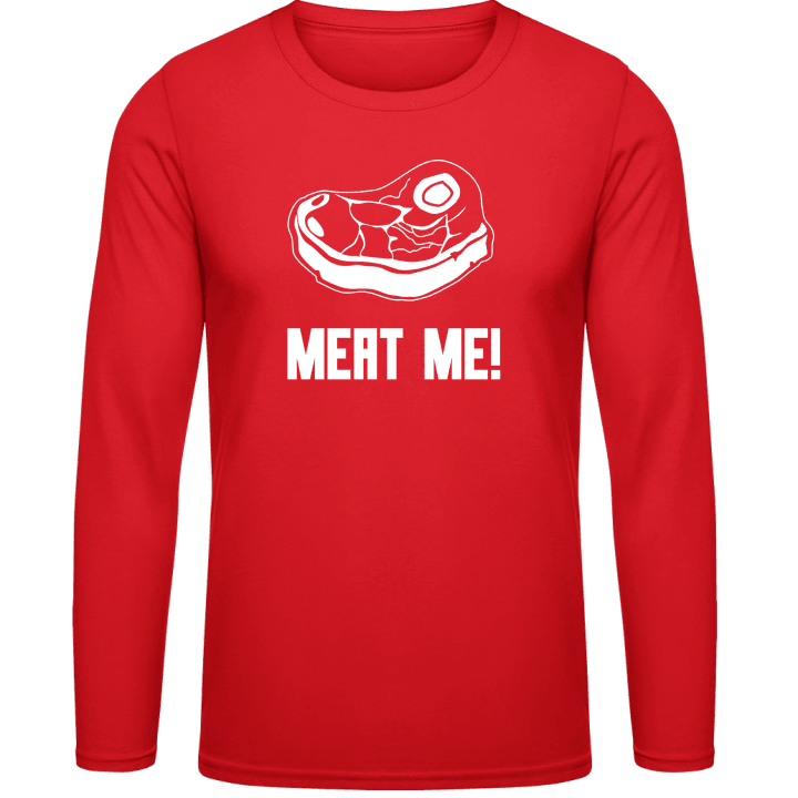 Meat Me Shirt met lange mouwen contain pic