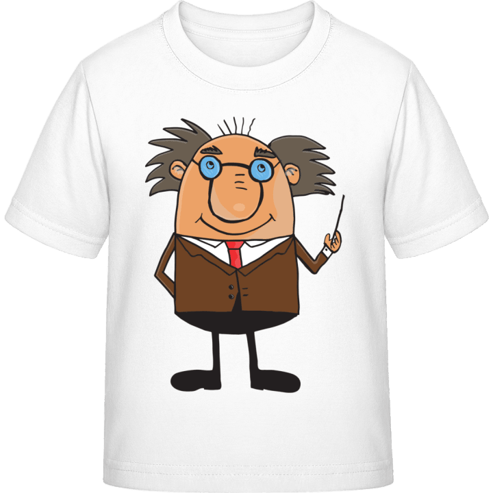 Crazy Professor Illustration Kinder T-Shirt contain pic