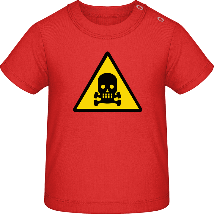 Poison Caution T-shirt för bebisar contain pic