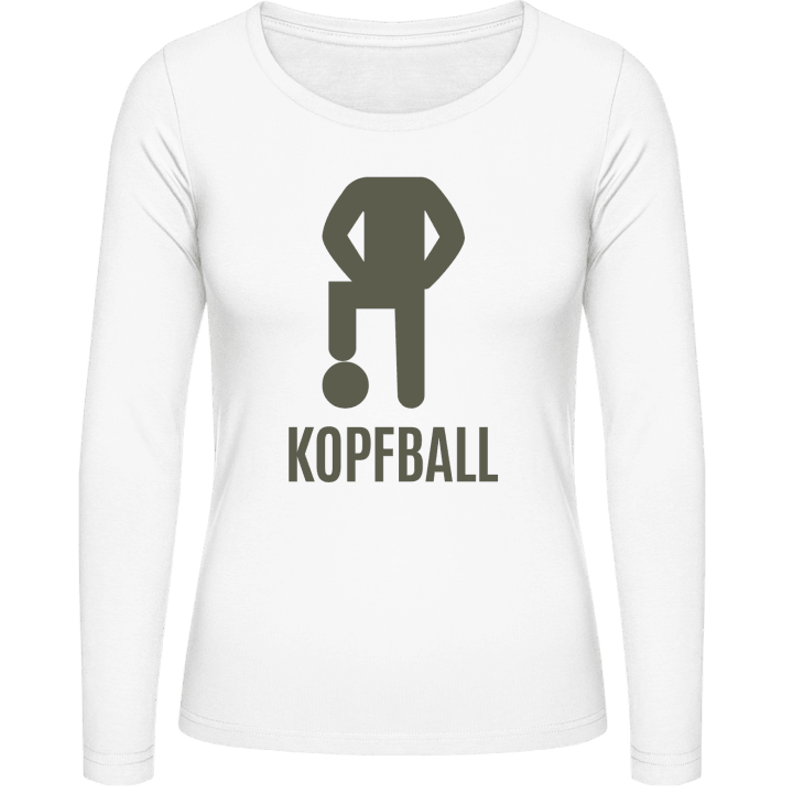 Kopfball Frauen Langarmshirt contain pic