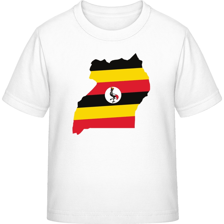 Uganda Map T-skjorte for barn contain pic