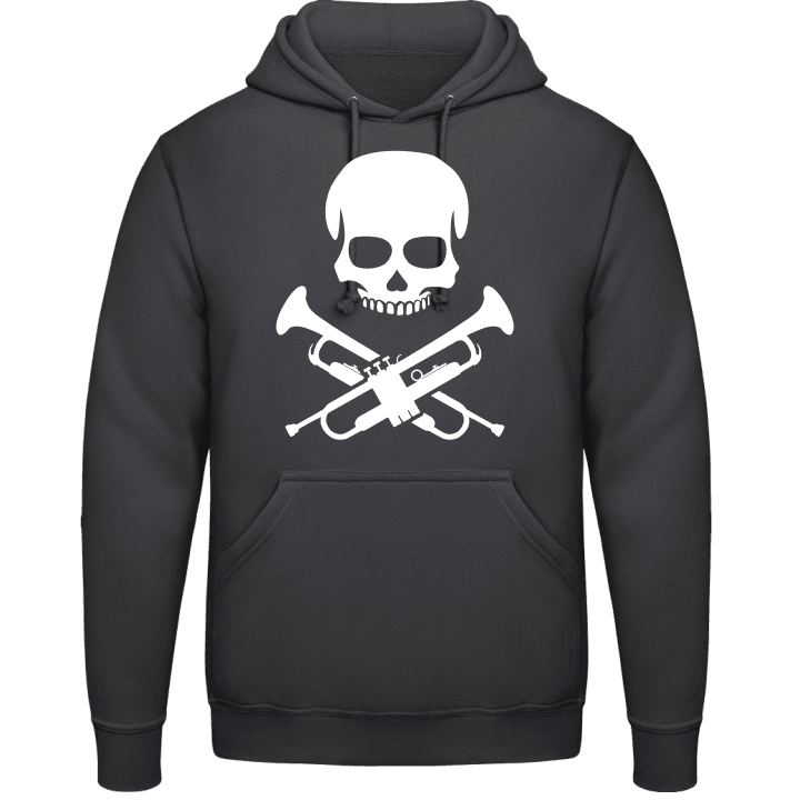 Trumpeter Skull Hoodie contain pic