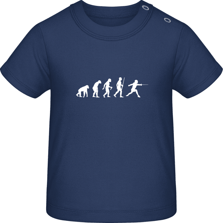 Fencing Evolution T-shirt för bebisar contain pic