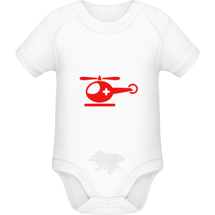 Helicopter Ambulance Baby Strampler contain pic