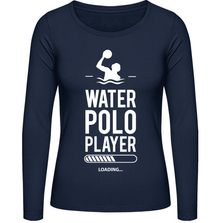 Water Polo Player Loading Vrouwen Lange Mouw Shirt contain pic