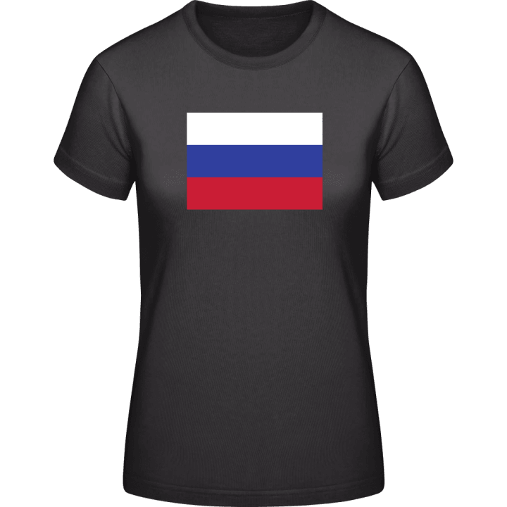 Russian Flag T-skjorte for kvinner contain pic