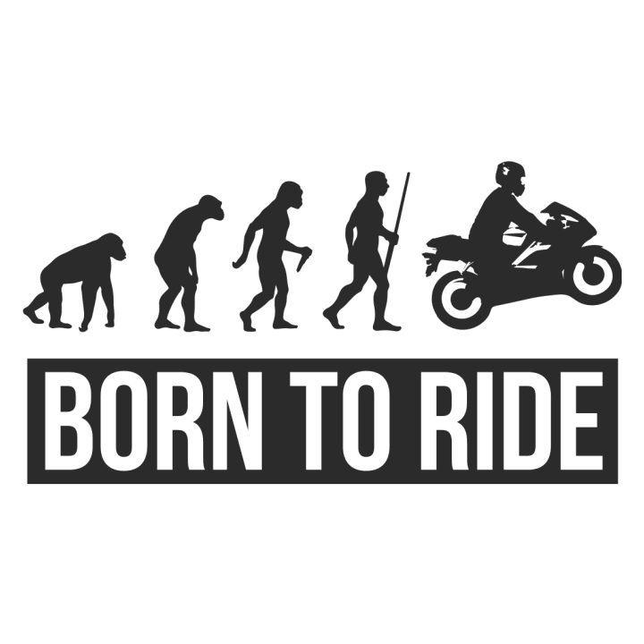 Born To Ride Motorbike T-shirt för bebisar 0 image