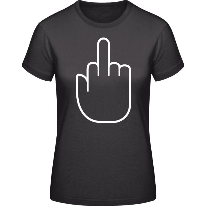 Outline Stinky Finger Fuck Finger Women T-Shirt 0 image