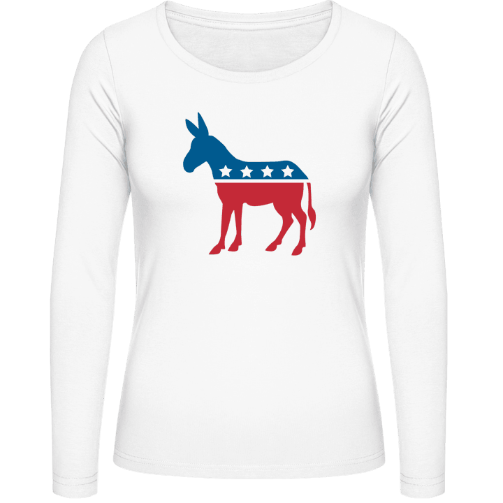 Democrats Camisa de manga larga para mujer contain pic